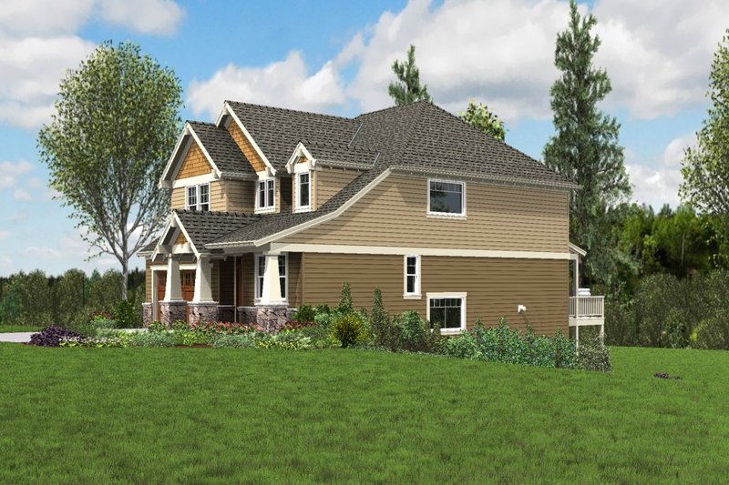 Dream House Plan - Exterior - Other Elevation 1 for Cottage House Plan #48-1018 - 5 bed, 3.5 bath