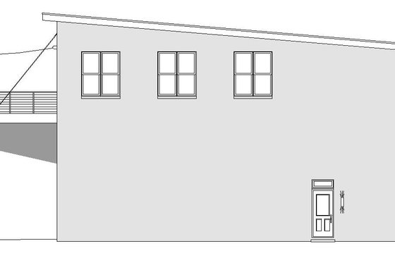 Exterior - Other Elevation 1 for Contemporary House Plan #932-179 - 3 bed, 2 bath