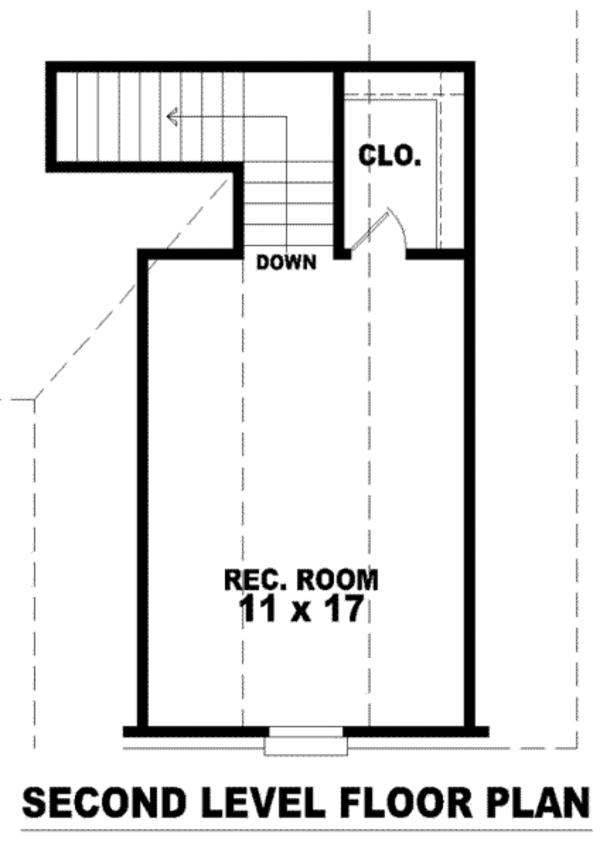 European Floor Plan - Upper Floor Plan #81-856