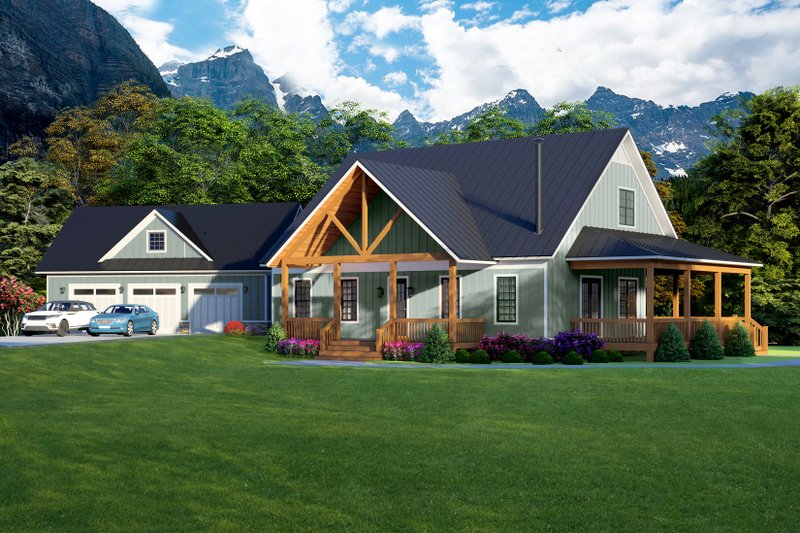 Dream House Plan - Exterior - Front Elevation 3 for Country House Plan #932-650 - 3 bed, 3.5 bath