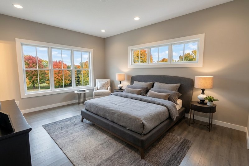 House Design - Interior - Master Bedroom for Farmhouse House Plan #51-1534 - 3 bed, 2.5 bath