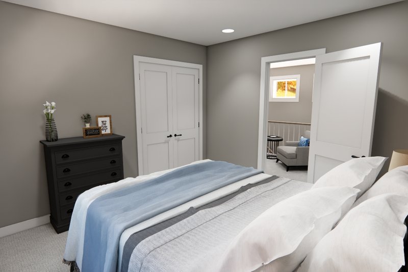 House Design - Interior - Bedroom 1 for Bungalow House Plan #51-1370 - 3 bed, 2.5 bath