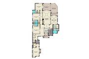 Modern Style House Plan - 5 Beds 6.5 Baths 8786 Sq/Ft Plan #548-38 