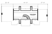 European Style House Plan - 3 Beds 2.5 Baths 4301 Sq/Ft Plan #138-232 