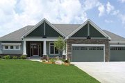 Craftsman Style House Plan - 3 Beds 2.5 Baths 3126 Sq/Ft Plan #320-496 