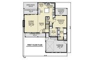 Contemporary Style House Plan - 3 Beds 2.5 Baths 2105 Sq/Ft Plan #1070-244 