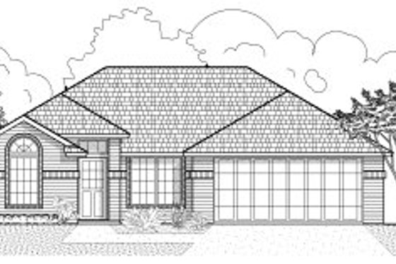 Exterior - Front Elevation for Traditional House Plan #65-225 - 3 bed, 2 bath