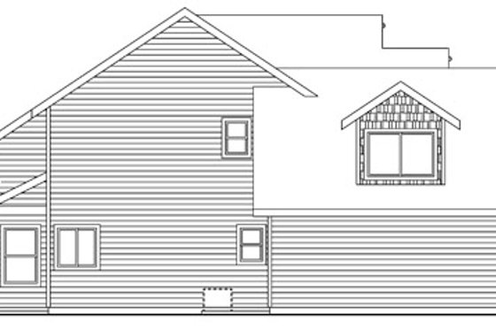 Exterior - Other Elevation for Craftsman House Plan #124-759 - 4 bed, 2.5 bath