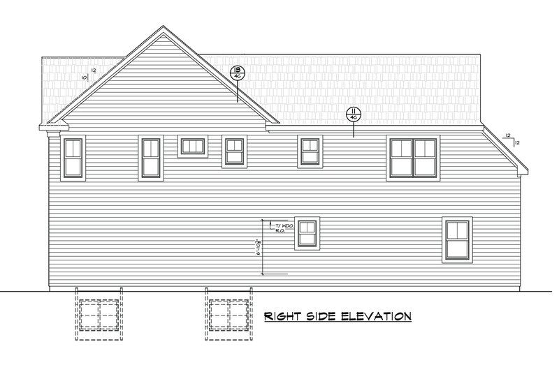 Dream House Plan - Exterior - Front Elevation 3 for Traditional House Plan #20-2527 - 6 bed, 3.5 bath