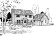 Country Style House Plan - 3 Beds 2.5 Baths 2083 Sq/Ft Plan #312-444 