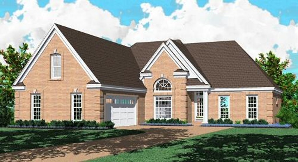 Exterior - Front Elevation 2 for Traditional House Plan #81-253 - 3 bed, 2 bath
