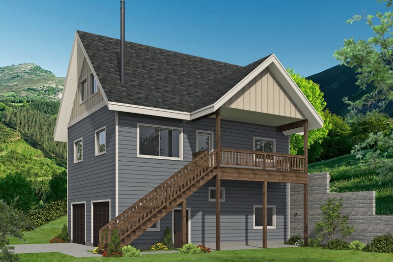 Dream House Plan - Traditional Exterior - Front Elevation Plan #117-972
