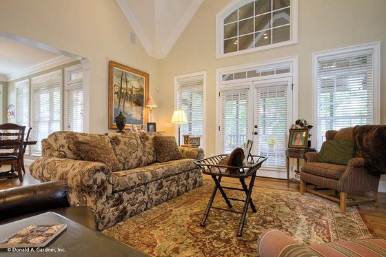 Interior - Family Room for European House Plan #929-34 - 3 bed, 2.5 bath