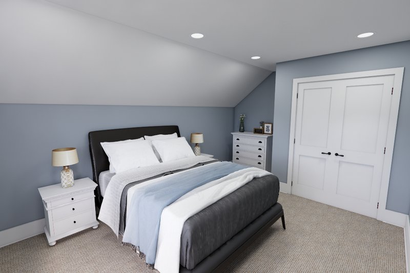 House Blueprint - Interior - Bedroom 1 for Farmhouse House Plan #51-1283 - 3 bed, 3.5 bath