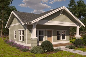 Dream House Plan - Craftsman Exterior - Front Elevation Plan #895-150