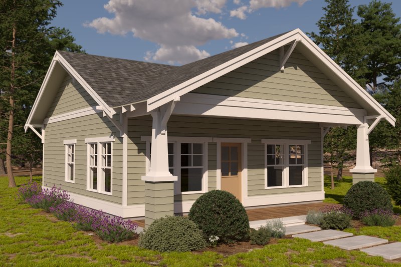 House Design - Craftsman Exterior - Front Elevation Plan #895-150