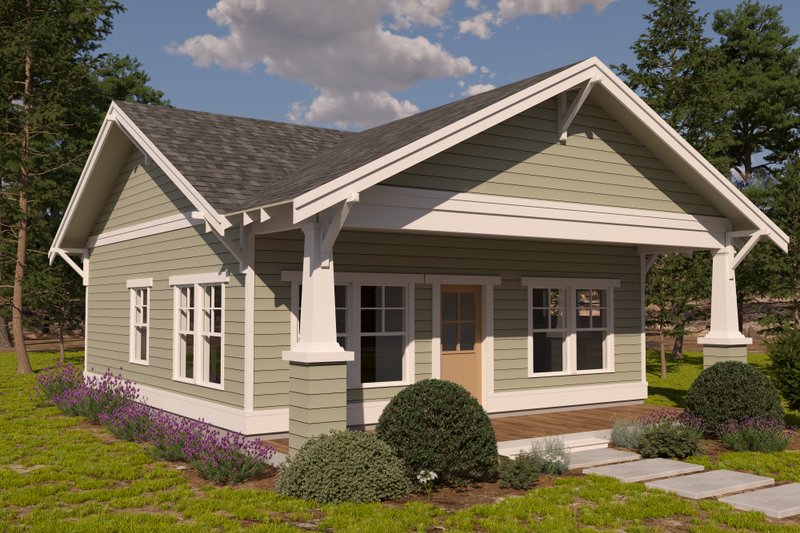 Home Plan - Craftsman Exterior - Front Elevation Plan #895-150