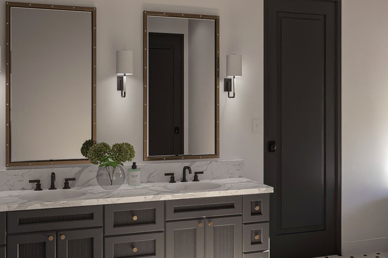 House Design - Interior - Master Bathroom for Barndominium House Plan #455-381 - 2 bed, 2.5 bath