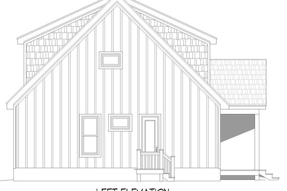 Exterior - Other Elevation for Southern House Plan #932-840 - 3 bed, 2.5 bath