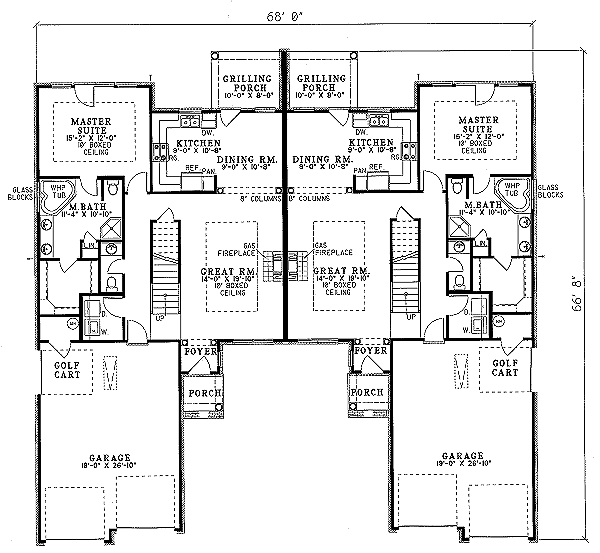 Traditional Floor Plan - Main Floor Plan #17-2034