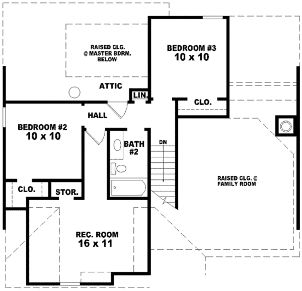 European Style House Plan - 3 Beds 2.5 Baths 1582 Sq/Ft Plan #81-673 ...