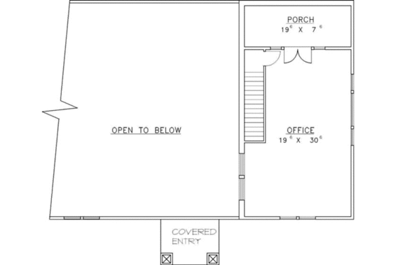 Floor Plan - Upper Floor for Traditional House Plan #117-156, 3 bath