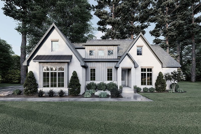 Architectural House Design - Traditional Exterior - Front Elevation Plan #923-284