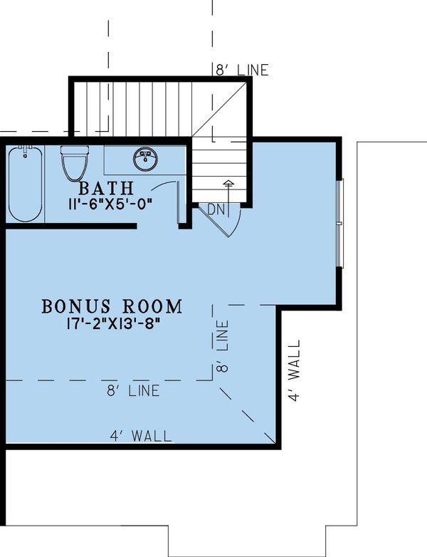 Dream House Plan - Traditional Floor Plan - Upper Floor Plan #923-394