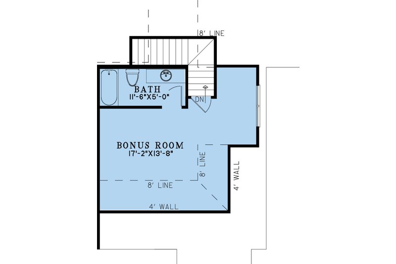 Dream House Plan - Floor Plan - Upper Floor for Traditional House Plan #923-394 - 3 bed, 2.5 bath