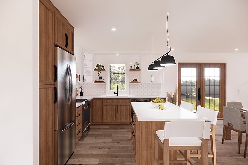 Home Plan - Interior - Kitchen 1 for Country House Plan #23-2463 - 3 bed, 2 bath