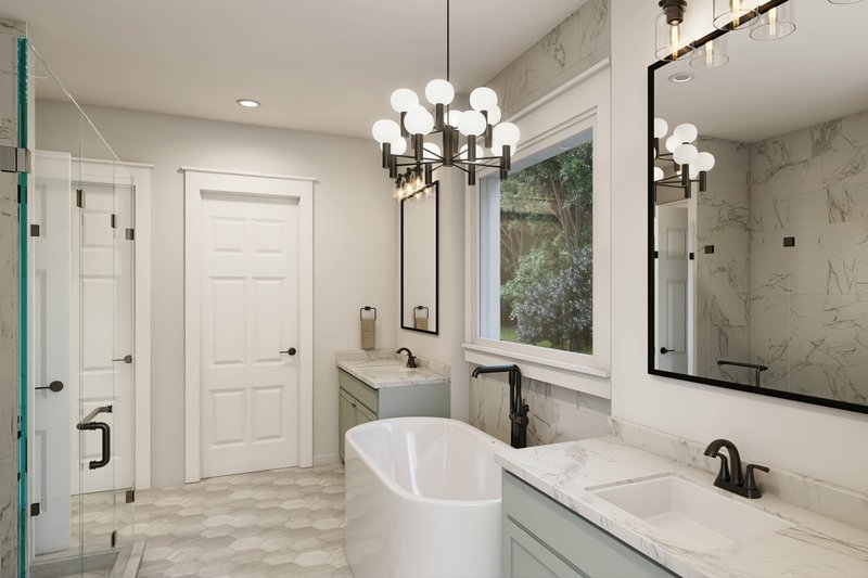 Home Plan - Interior - Master Bathroom for Farmhouse House Plan #430-410 - 4 bed, 3.5 bath