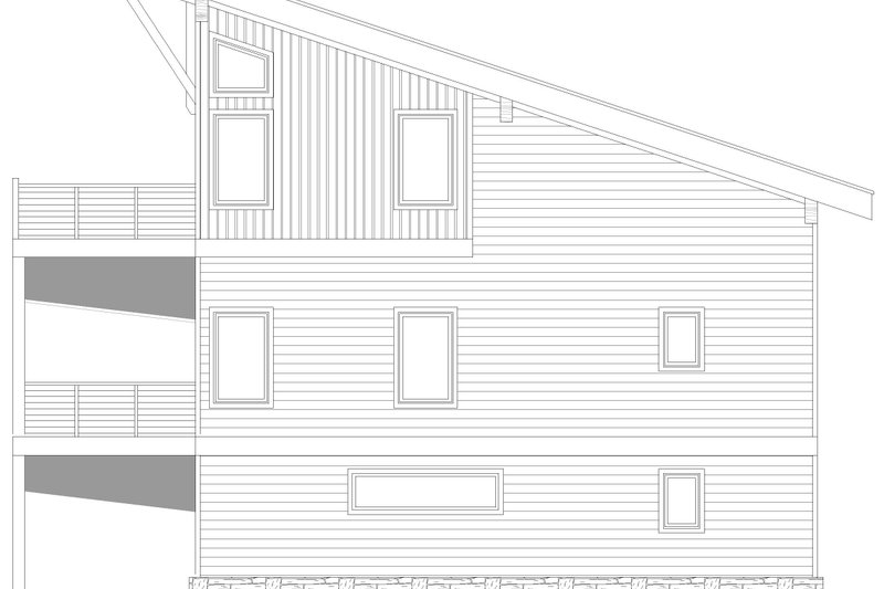 Architectural House Design - Exterior - Other Elevation 1 for Country House Plan #932-1235 - 4 bed, 4 bath