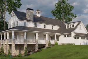 House Design - Farmhouse Exterior - Front Elevation Plan #923-373