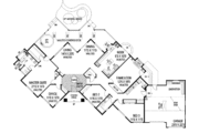Mediterranean Style House Plan - 4 Beds 2.5 Baths 2535 Sq/Ft Plan #60-507 
