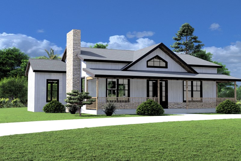 House Blueprint - Photo 15 for Farmhouse House Plan #1109-14 - 2 bed, 3 bath
