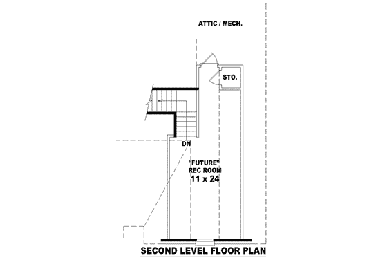 Floor Plan - Other Floor for Traditional House Plan #81-768 - 3 bed, 2 bath