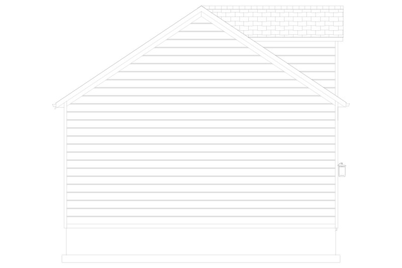 House Blueprint - Exterior - Other Elevation 4 for Farmhouse House Plan #1060-392, 0 bath