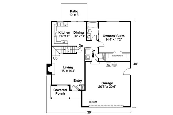 Home Plan - Farmhouse Floor Plan - Other Floor Plan #124-538