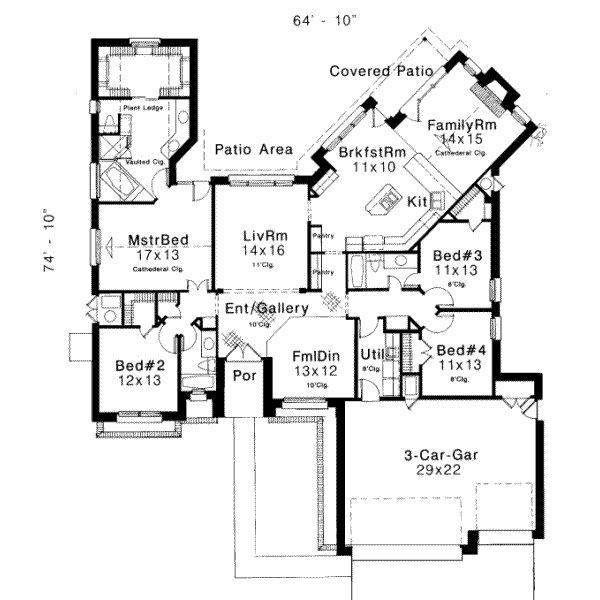 Floor Plan - Main Floor Plan #310-120