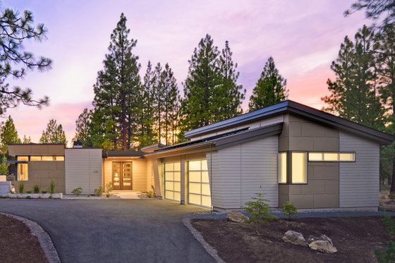 Exterior - Other Elevation for Modern House Plan #892-8 - 2 bed, 2 bath