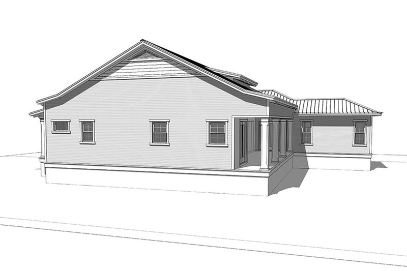 Home Plan - Left Side Elevation