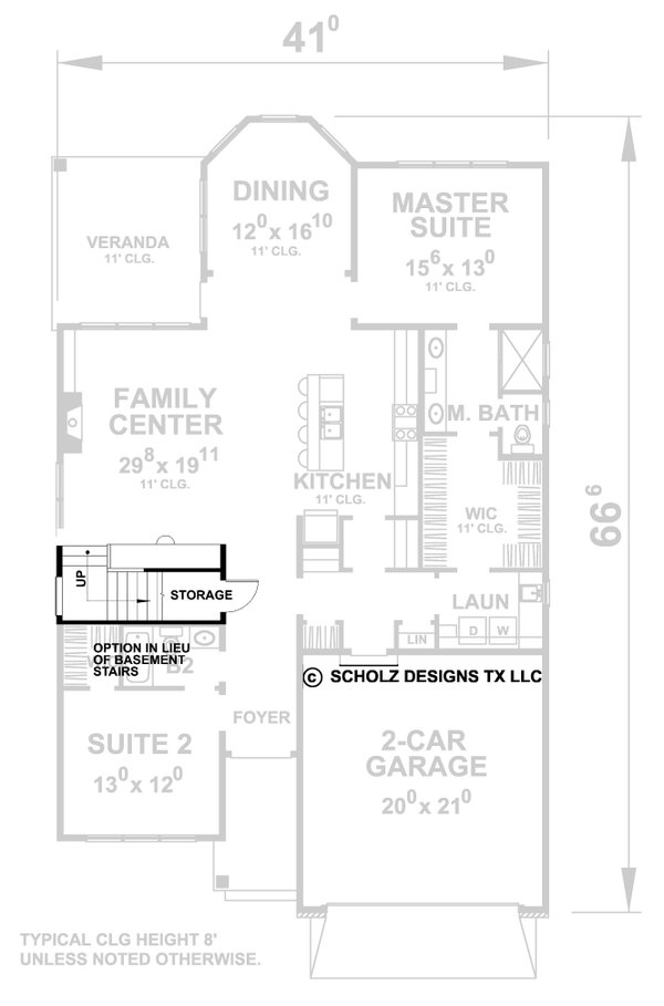 Home Plan - Traditional Floor Plan - Other Floor Plan #20-2275