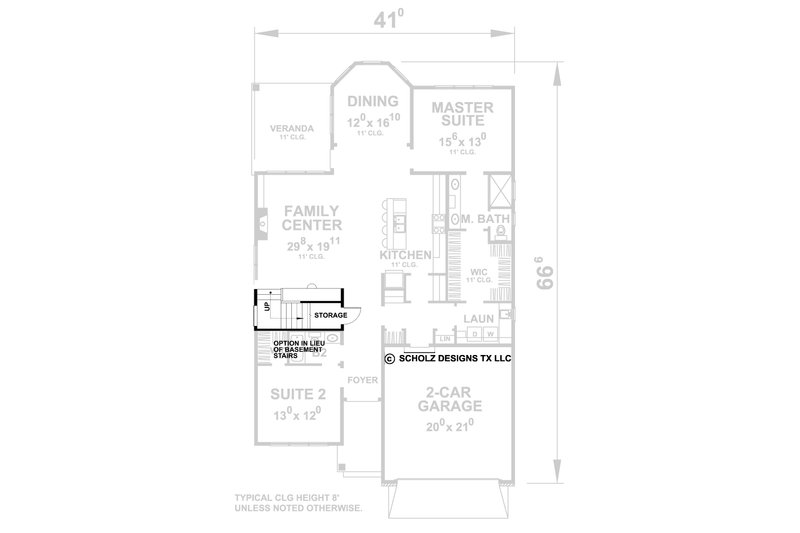 Home Plan - Floor Plan - Other Floor for Traditional House Plan #20-2275 - 3 bed, 3 bath