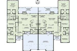 Floor Plan - Main Floor for Country House Plan #17-2402 - 4 bed, 3 bath