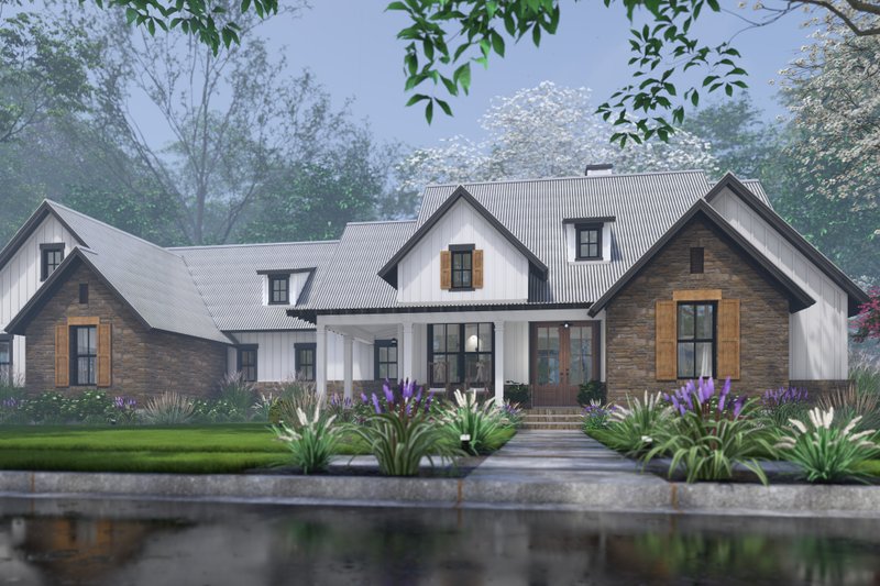 House Design - Exterior - Other Elevation 15 for Cottage House Plan #120-290 - 4 bed, 3.5 bath