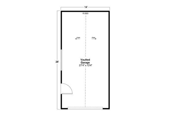 Floor Plan - Main Floor for Traditional House Plan #124-632, 0 bath
