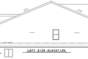 Exterior - Other Elevation for Craftsman House Plan #20-2390 - 2 bed, 2 bath