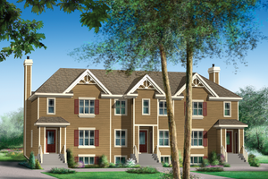 Traditional Exterior - Front Elevation Plan #25-4615