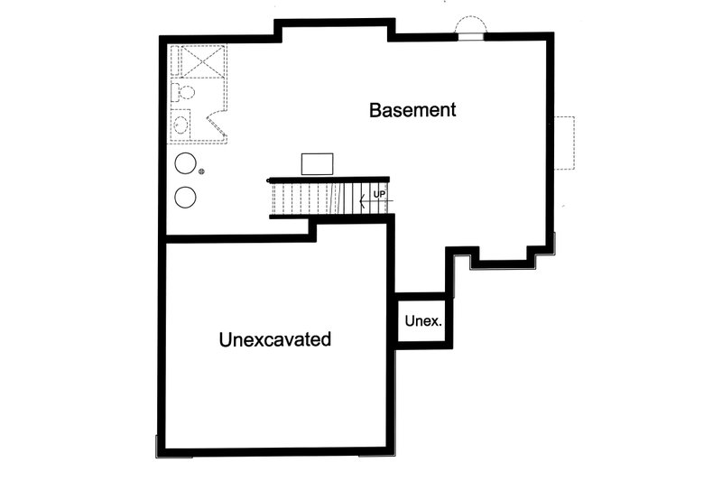 Home Plan - Unfinished Basement