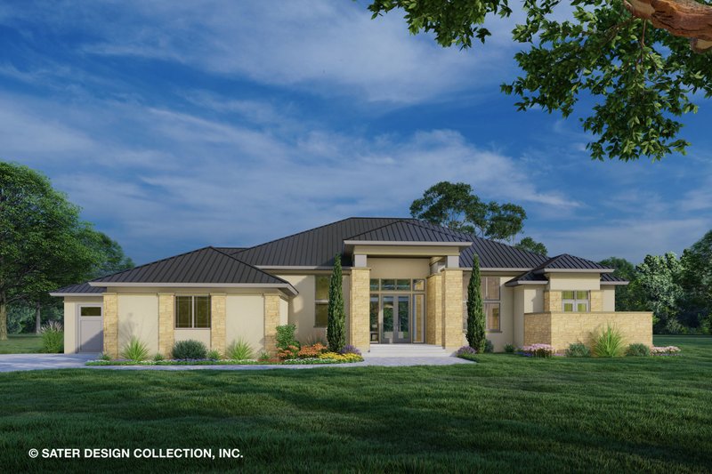 Home Plan - Modern Exterior - Front Elevation Plan #930-518